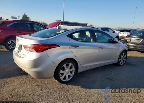 2013 Hyundai Elantra Gls from USA, damaged, VIN KMHDH4AE4DU918422